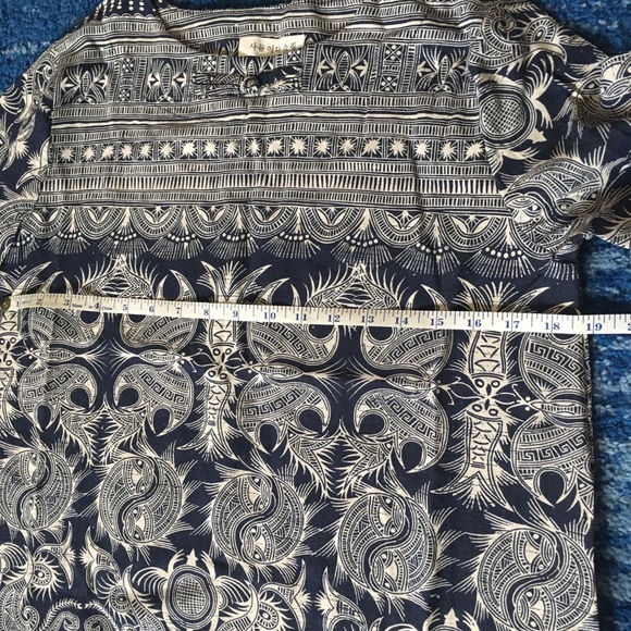 Cupshe navy print midi dress - Picture 2 of 3